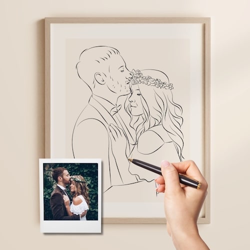 Custom Line Art Portrait